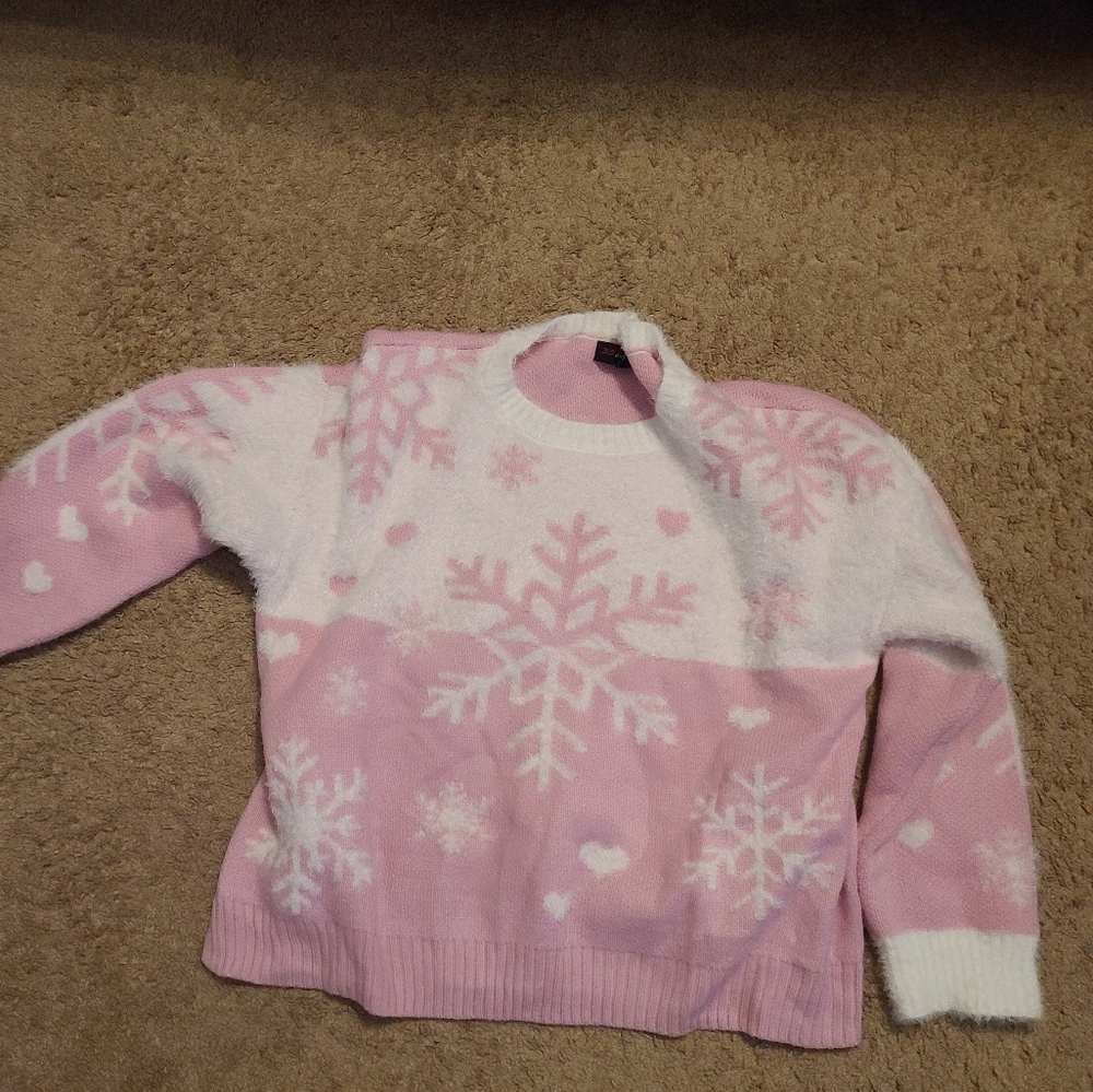 Pink sweater